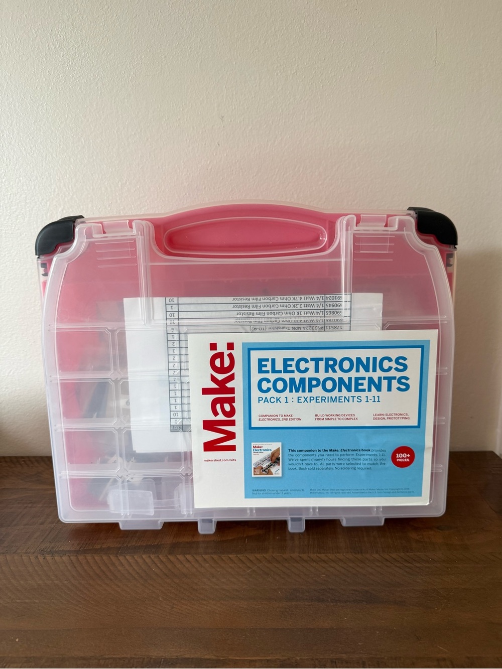 Make: Electronics 2nd Edition Component Pack 1: Experiment 1-11. Book not includ
